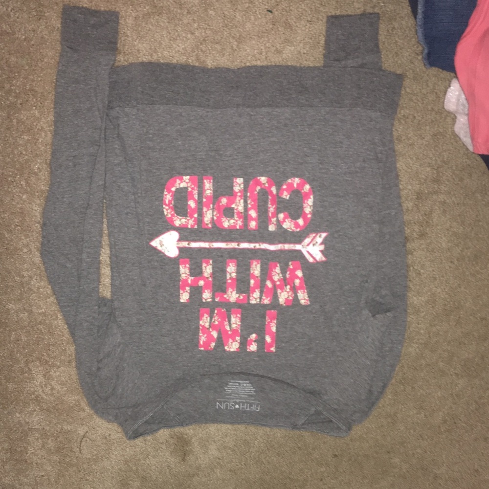 I'm With Cupid long sleeve shirt